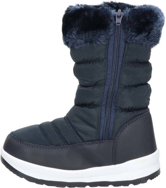 Snow Fun snowboots met strass steentjes blauw