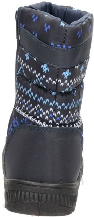 Snow Fun snowboots zwart blauw