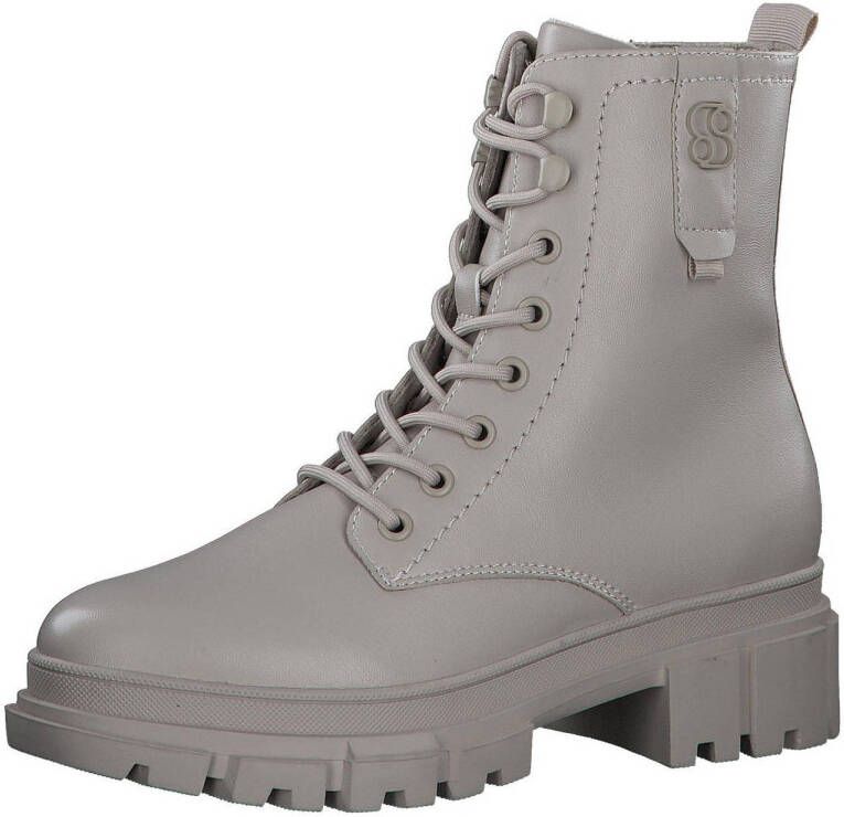 s.Oliver Jinny veterboots lichtgrijs