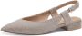 S.Oliver slingback loafers met glitters champagne - Thumbnail 3