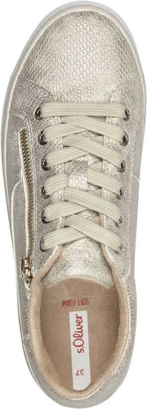 s.Oliver sneakers goud
