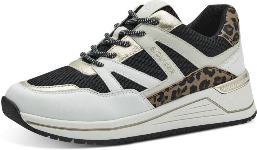 s.Oliver sneakers wit zwart