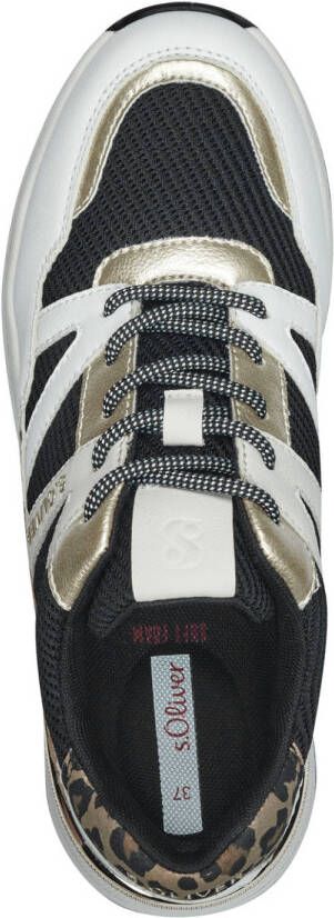 s.Oliver sneakers wit zwart