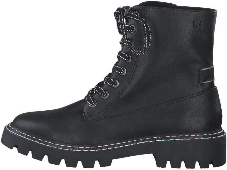 s.Oliver veterboots zwart