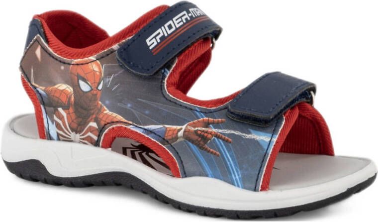 Spiderman sandalen blauw
