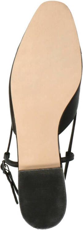 Steve Madden Belinda lakleren slingback ballerina's zwart