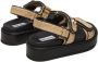 Steve Madden Bigmona raffia sandalen beige zwart - Thumbnail 3