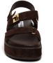 Steve Madden Bigmona suède sandalen donkerbruin - Thumbnail 3