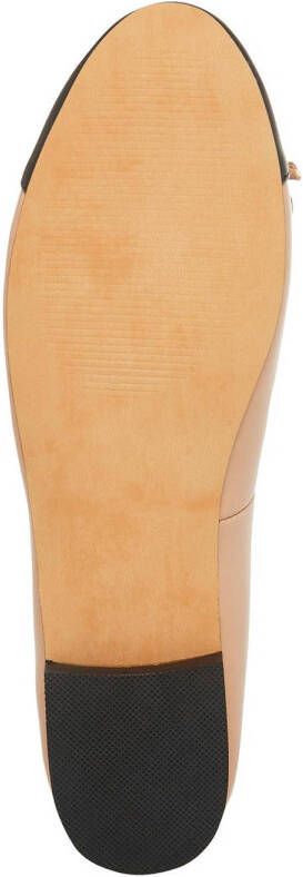 Steve Madden Ellison leren ballerina's beige zwart