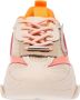 Steve Madden JPossession chunky sneakers grijs oranje Meisjes Textiel Meerkleurig 31 - Thumbnail 4