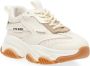 Steve Madden JPossession chunky sneakers wit beige Meisjes Textiel Meerkleurig 31 - Thumbnail 2