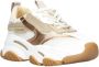 Steve Madden Meisjes Sneakers Jpossession Wit Mesh Brown Dames - Thumbnail 4