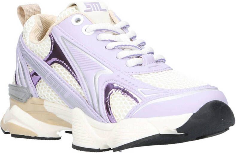 Steve Madden Jspeedster chunky sneakers wit lila