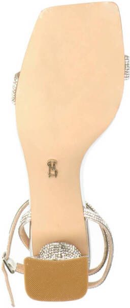 Steve Madden Luxe-R sandalettes met strass zilver