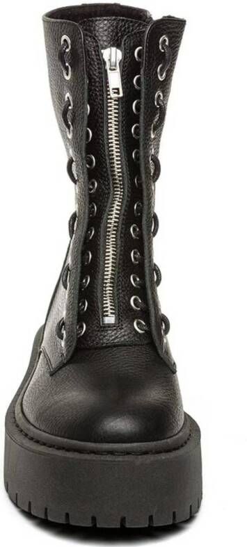 Steve Madden Odlia leren enkelboots zwart