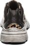 Steve Madden Playa chunky leren sneakers zwart beige - Thumbnail 3