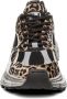 Steve Madden Playa chunky leren sneakers zwart beige - Thumbnail 4