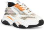 Steve Madden Possession chunky sneakers grijs wit oranje - Thumbnail 7