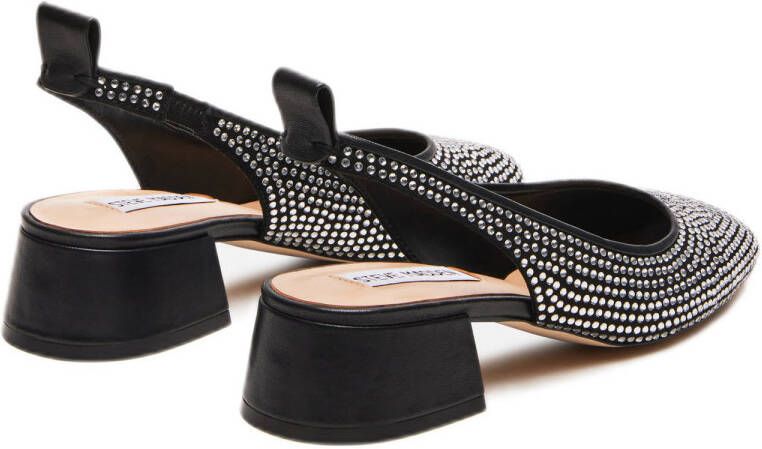 Steve Madden Smitten slingback pumps met strass zwart