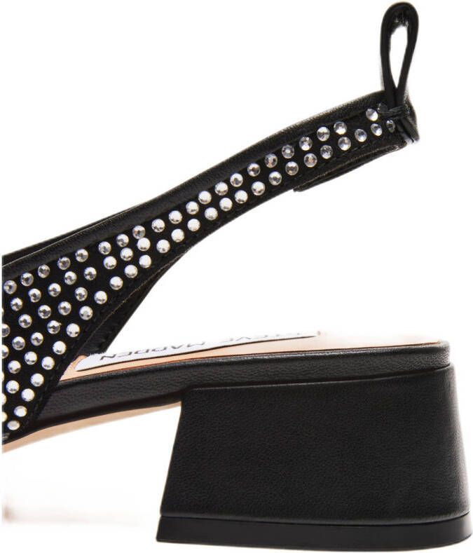 Steve Madden Smitten slingback pumps met strass zwart