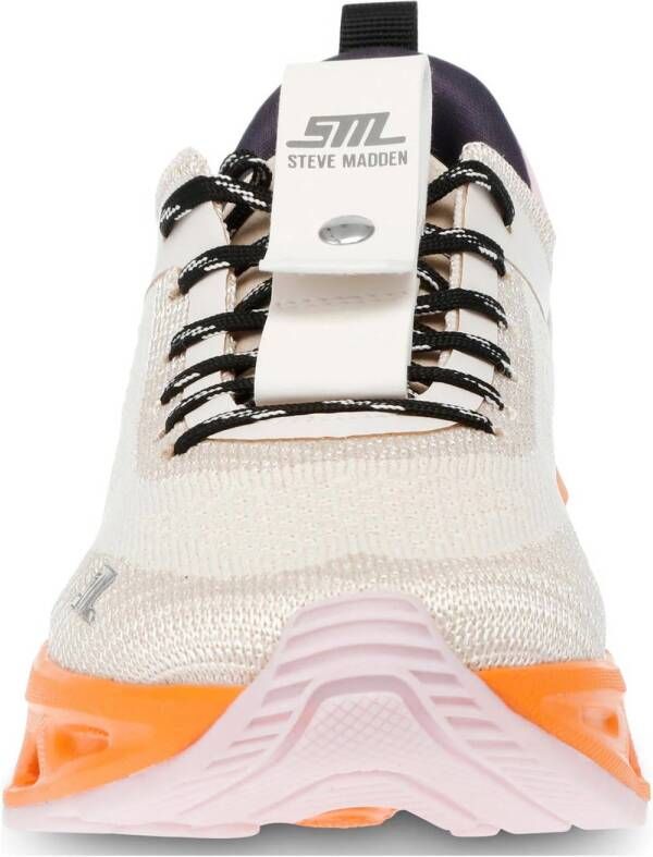 Steve Madden Surge 1 chunky sneakers taupe oranje