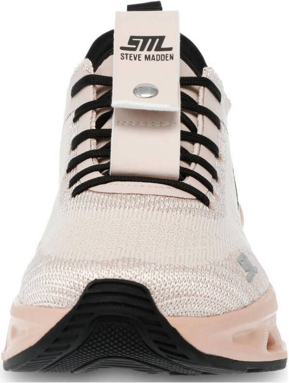 Steve Madden Surge 1 chunky sneakers zwart blush