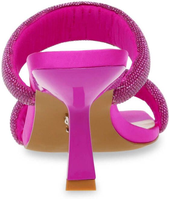 Steve Madden Top Notch muiltjes met strass roze