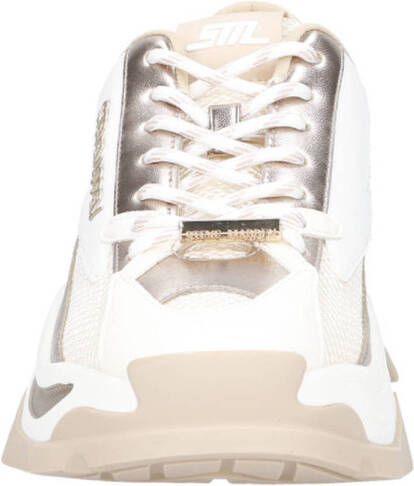 Steve Madden Zoomz chunky sneakers ecru goud