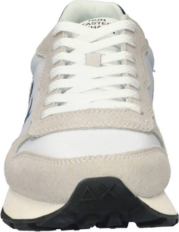 SUN68 Tom Solid suède sneakers wit