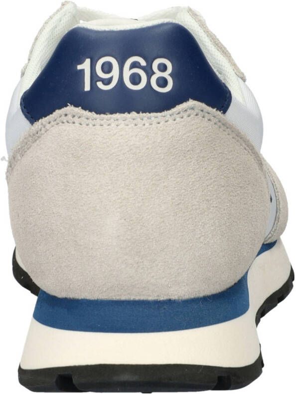 SUN68 Tom Solid suède sneakers wit