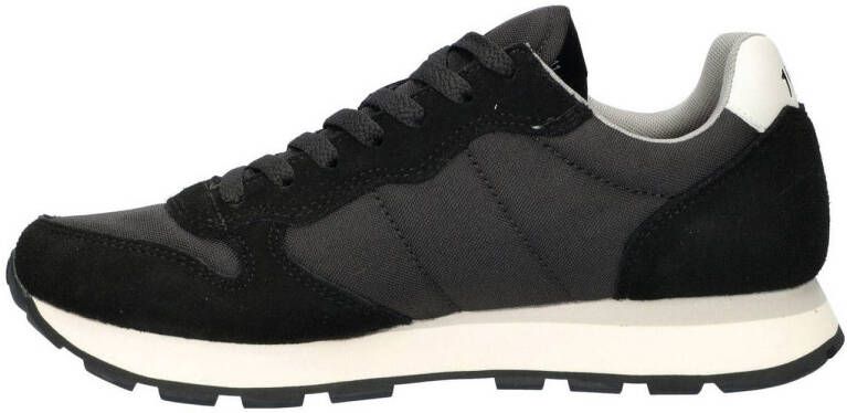 SUN68 Tom Solid suède sneakers zwart