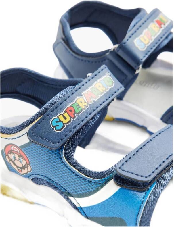 Super Mario sandalen blauw
