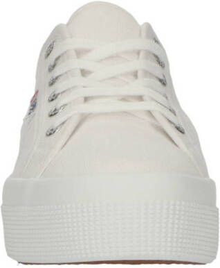 Superga canvas sneakers wit