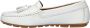 Tamaris Witte leren instap loafers voor dames White Dames - Thumbnail 8