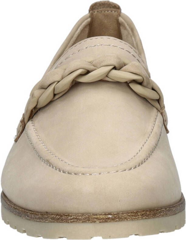 Tamaris nubuck loafers beige