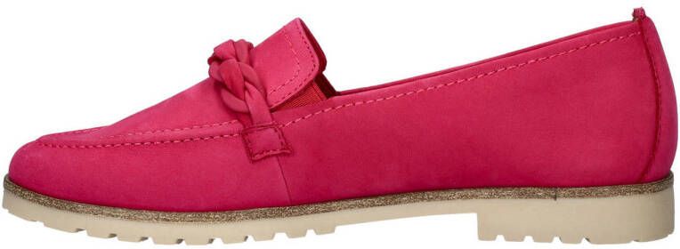 Tamaris nubuck loafers fuchsia