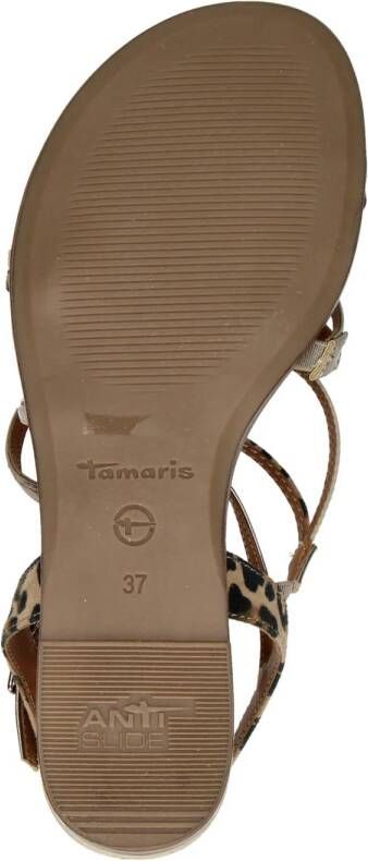 Tamaris sandalen beige goud