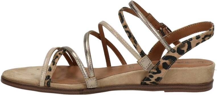 Tamaris sandalen beige goud