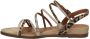 Tamaris sandalen beige goud - Thumbnail 3