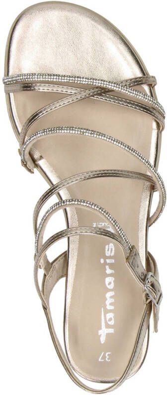 Tamaris sandalen goud