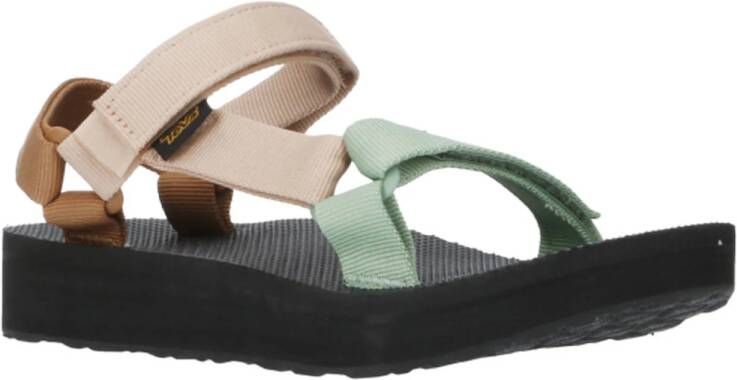 Teva Midform Universal sandalen zalm groen