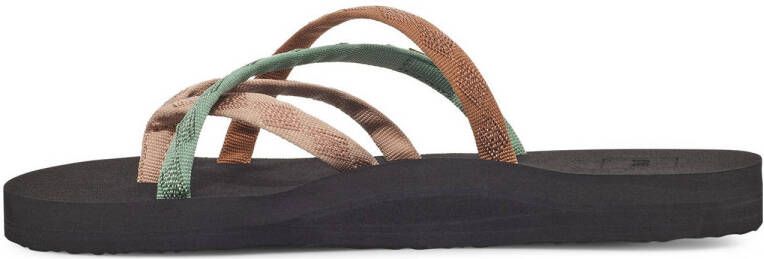 Teva Olowahu slippers beige groen zwart