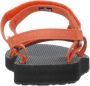 Teva ORIGINAL UNIVERSAL SLIM Dames Sandalen Zwart Rood - Thumbnail 4