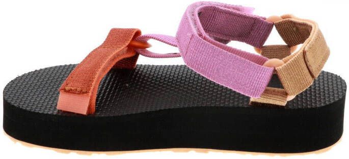 Teva sandalen roze oranje