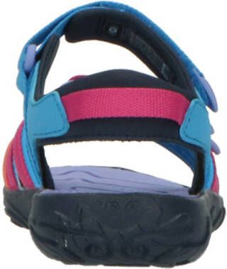 Teva Schoolkind sandalen blauw oranje roze