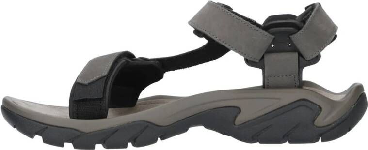 Teva Terra FI 5 universal leren sandalen grijs