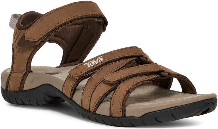 Teva Tirra leren sandalen bruin