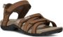 Teva Tirra Leather Sandaal Dames Bruin - Thumbnail 4