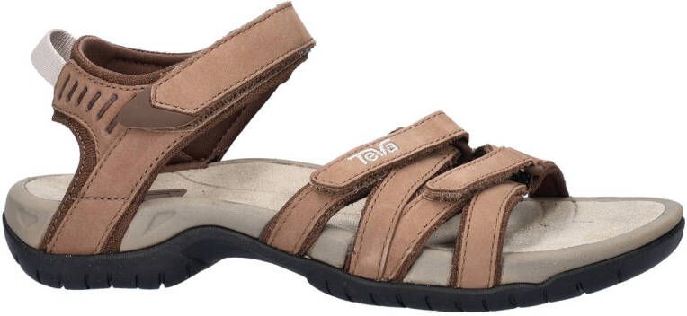 Teva Tirra nubuck sandalen taupe