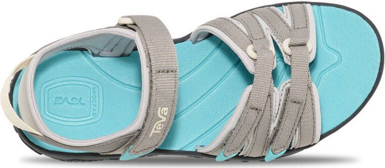 Teva Tirra sandalen grijs turquoise